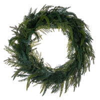 28" Mixed Greenery Wreath UV