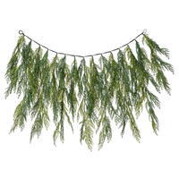 3' Green Cedar Dripping Garland UV