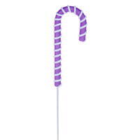 23.5" Candy Cane Stem 3/Bag