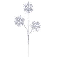 23" Sequin Snowflake Spray 2/Bag