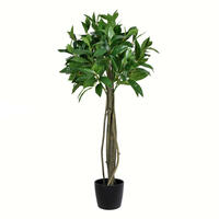 Vickerman Artificial Potted Bay Leaf Tree