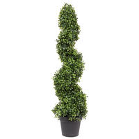 Vickerman Artificial Boxwood Spiral In Pot UV