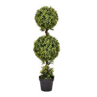 Vickerman Artificial Boxwood Ball Topiary In Pot UV