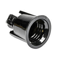 Vickerman Medium Base Black E26 Twist on Socket