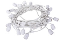Vickerman E26 Socket on White Wire