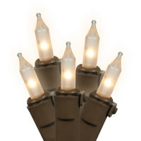 Vickerman Christmas 100 Lt Mini Light Set Brown Wire