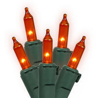 Vickerman Christmas Mini Light Set with Green Wire