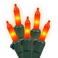 Vickerman Christmas Mini Light Set 46' Green Wire