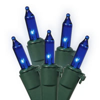 Vickerman Christmas 23' Mini Light Set on Green Wire