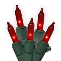 Vickerman Christmas 23' Mini Light Set on Green Wire