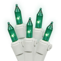 Vickerman Christmas 100 Lt Mini Light Set 46' White Wire