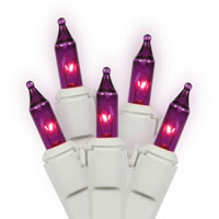 Vickerman Christmas 100 Lt Mini Light Set 33' White Wire