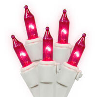Vickerman Christmas 100 Lt Mini Light Set 33' White Wire