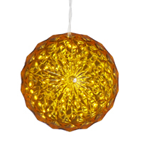 Vickerman 6" Crystal Balls LED Outdoor Novelty Light
