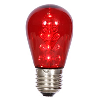 Vickerman S14 LED Transparent Plastic Bulbs Dimmable