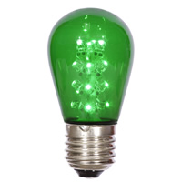 Vickerman S14 LED Transparent Plastic Bulbs Dimmable