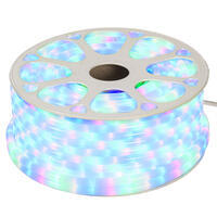 150' x .5" Fluorescent Multi LED Rope Lt
