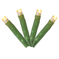 Vickerman LED Christmas Cluster Green Wire Light Set