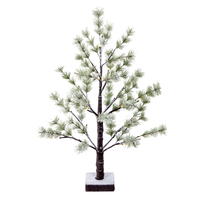 Vickerman LED Green Frosted Mini Pine Twig Tree