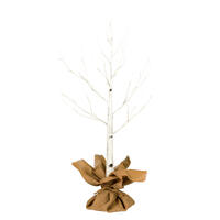 Vickerman LED White Birch Twig Tree