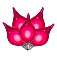 Vickerman LED G45 Glass Flame Tip Light Set