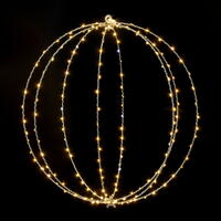 Vickerman Warm White LED Ball Wire Silhouette