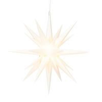Vickerman Deluxe LED White Moravian Star Tree Topper