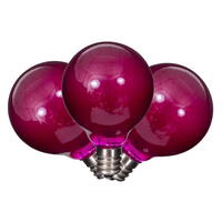 Vickerman LED G40-E12 Filament Glass Bulbs 10/Box