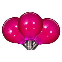 Vickerman LED G40-E12 Filament Glass Bulbs 10/Box