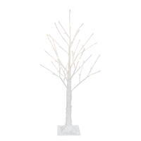Vickerman White Icy Twig Tree LED Outdoor WW