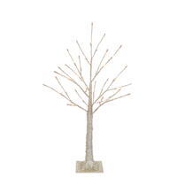 Vickerman Champagne Icy Sugar Glitter Twig Tree WW LED