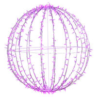 Vickerman Fold Flat Led Jumbo Hanging Sphere