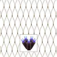 Vickerman 150Lt 2' x 8'  Wide Angle LED Christmas Net Light Set
