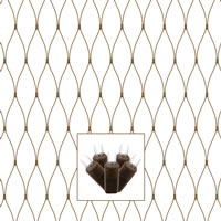 Vickerman Single Mold Wide Angle Brown Wire LED Christmas light set, Poly Bag