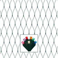 Vickerman 120Lt 4' x 6' Wide Angle LED Christmas Net Light Set