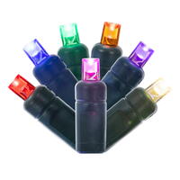 Vickerman Single Mold Wide Angle Green Wire LED Christmas light set