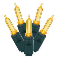 Vickerman Italian LED Single Mold Green Wire Christmas Light Set