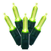 Vickerman Italian LED Single Mold Green Wire Christmas Light Set