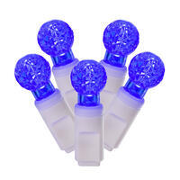 Vickerman Single Mold G12 Berry White Wire LED Christmas Light Set