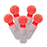 Vickerman Single Mold G12 Berry White Wire LED Christmas Light Set