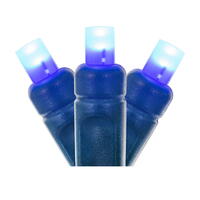 Vickerman Frosted Wide Angle Single Mold End-Connecting LED Light Set