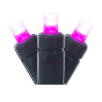Vickerman Frosted Wide Angle Single Mold End-Connecting LED Light Set