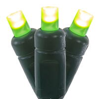 Vickerman Single Mold Wide Angle LED Coaxial Christmas Light Set, Poly Bag