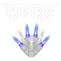 Vickerman Single Mold M5 Icicle Christmas light set