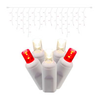 Vickerman LED Single Mold Wide Angle Icicle Christmas light Set