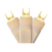 50Lt LED WmWht Twinkle W-A EC 6"Sp 25'L