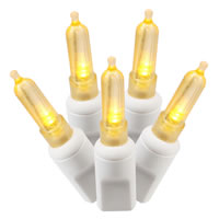 Vickerman Italian LED Single Mold White Wire Christmas Light Set