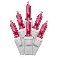 Vickerman Single Mold Italian LED Christmas Light Set White Wire
