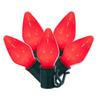Vickerman Single Mold C7 LED Ceramic Christmas Light Set