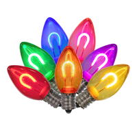 Vickerman C7 Transparent U-Shaped Filament Bulb, 25/Bag.